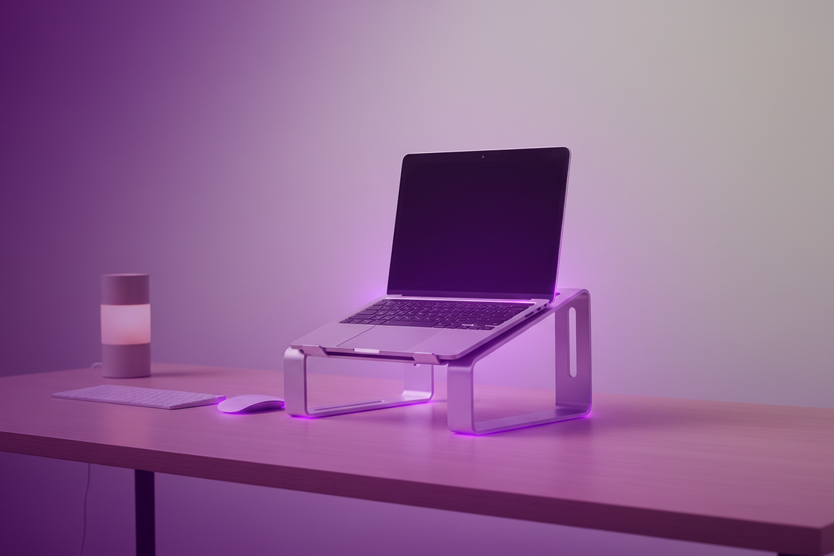Laptop Stand Banner